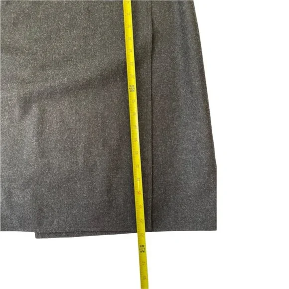 Vintage 90' Harve Benard by Benard Holtzman Gray Wool Skirt Women's size… - Picture 6 of 7